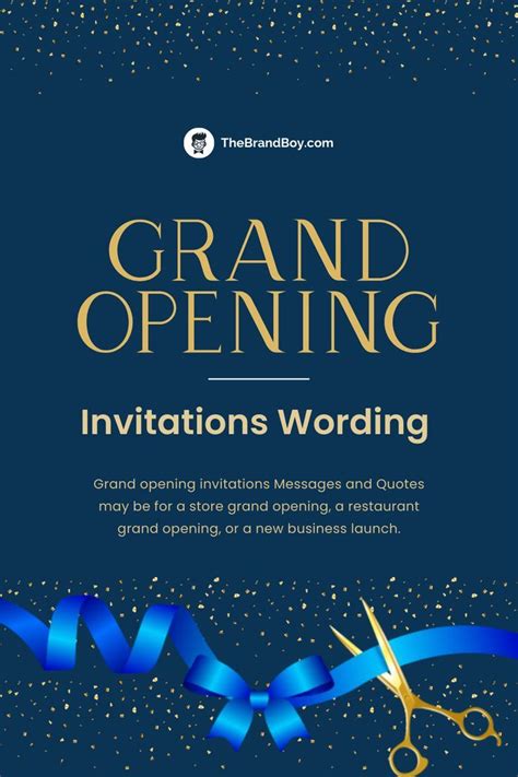 grand opening invitation message|242+ Grand Opening Invitation Wordings For Create Memorable .